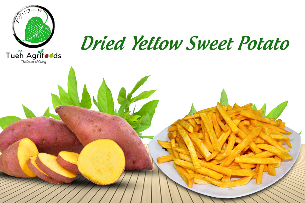 Dried yellow sweet potato